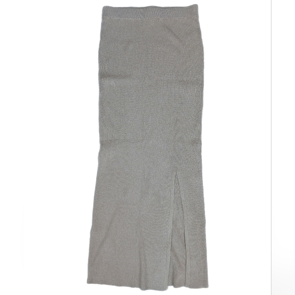 Zara Beige Midi Skirt
